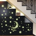 thumbnail image 4 of 2 pegatinas luminosas de luna y estrellas, fluorescentes, 4 of 5