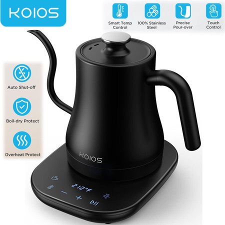 Gooseneck Electric Kettle Temperature Control Pour Over Coffee Keep Warm Kettles