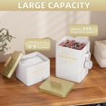 thumbnail image 4 of WSBArt Metal Laundry Pods Container With Scoop, Powder Laundry Detergent Container For Laundry Room Organization Containers,With Acrylic Swab Case and Lotion Bottle, 4 of 7