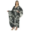 thumbnail image 3 of Moomaya Kimono Maxi Dress Printed Long Kaftan For Women Cover-Up Caftan Beach Resort Dress, 3 of 7