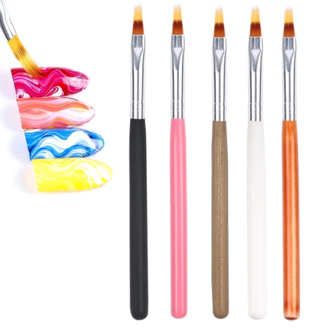 Pluma para uñas, diseño de encaje, juego de pinceles acrílicos para decoración de uñas, bolígrafo para pintar y dibujar, herramientas para manicura y salón