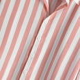 thumbnail image 6 of Men Shirts Fashio Vertical Striped Slim Fit Long Sleeve Casual Button Down Dress Shirts, 6 of 7