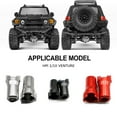 thumbnail image 2 of Baohd RCGOFOLLOW Wear Resistant Rear Hub Carrier For 1/10 HPI VENTURE Crawler Red, 2 of 6