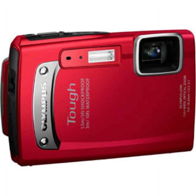Olympus Tough TG-310 14 Megapixel Compact Camera, Red - image 3 of 4