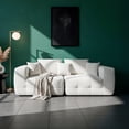 thumbnail image 4 of Ilios Innova | Sofá Modular Livorno 2 Plazas Beige Comprimido, Tapizado Poliéster con Textura Suave, Estructura de Memory Foam., 4 of 9