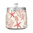 thumbnail image 7 of Yayeee Ashtray with Lid for Cigarette Smokeless Stainless Steel Home Ash Holder, Starfish Seashell, 7 of 7