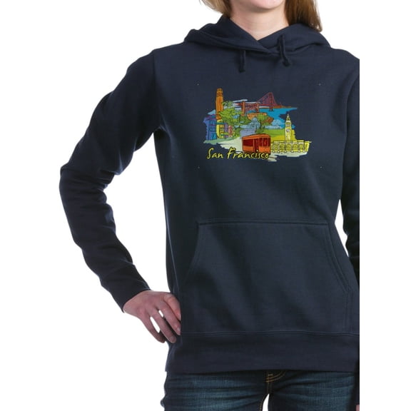 CafePress - San Francisco Travel Poster Sweatshirt - Pullover Hoodie, Classic & Comfortable Hooded Sweatshirt