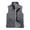 Gray, variant on Honeeladyy Men Lightweight Vest Outdoor Leisure Vest with Pockets Windproof Jacket For Sport Golf Work Black XL