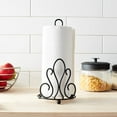 thumbnail image 6 of Spectrum Diversified Tuscan Paper Towel Holder Black, 6 of 6