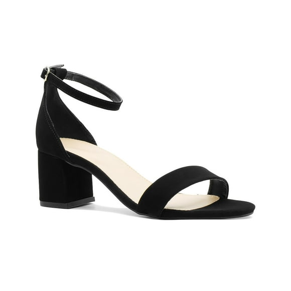 Zapatilla Elegante Con Pulsera Evento Social Color Negro negro 24.5