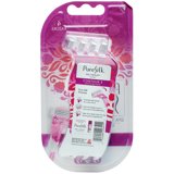 Pure Silk Contour 3 Premium Disposable Razor, 4 Count - Walmart.com