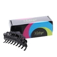 thumbnail image 3 of Motique Accessories 4-inch Scalloped Jaw Hair Clip with Holes-Black, 3 of 5