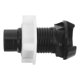 thumbnail image 1 of Hytrove De Plástico Para De Inodoro Con Tornillo Y Tuerca Negro, 1 of 8