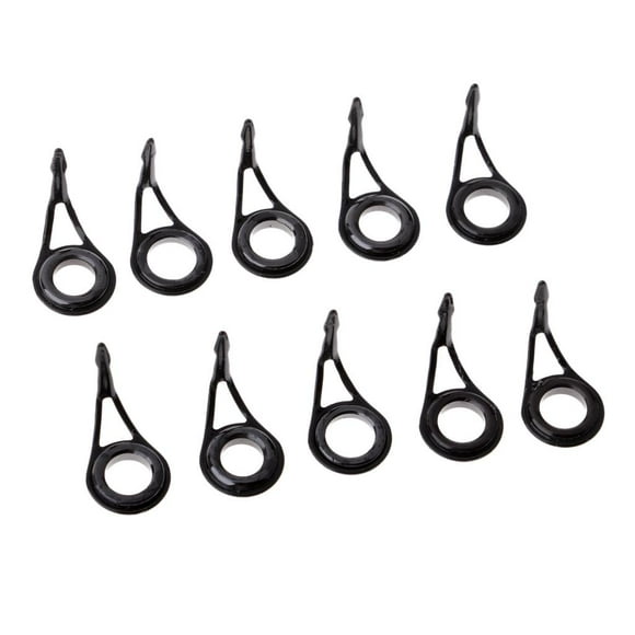 10x caña de pescar para/caña de carpa 8 Cola Guías para cañas de pescar