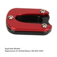 thumbnail image 3 of Motorcycle Kickstand Support Plate, Motorcycle Support Pad Aluminum Alloy Side Footrest Replacement For Enfield Meteor 350 2021-2023, 3 of 8