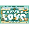 thumbnail image 3 of Wicked Weed Brewing Coastal Love Hazy IPA Craft Beer, 6 Pack, 12 fl oz Aluminum Cans, 6.3% ABV, 3 of 4