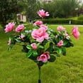 thumbnail image 2 of 2x Solar Rhododendron Lights LED Flower Stake Lamp Outdoor Yard Waterproof Patio, 2 of 13