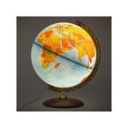Waypoint Geographic Lugano Globe 12-inch Diameter Illuminated Desk Globe