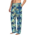 thumbnail image 2 of Goofa Hawaiian Style Printed Soft Pajama Pants for Men, Wide Leg Comfy Casual Lounge Yoga Pants-XX-Large, 2 of 9