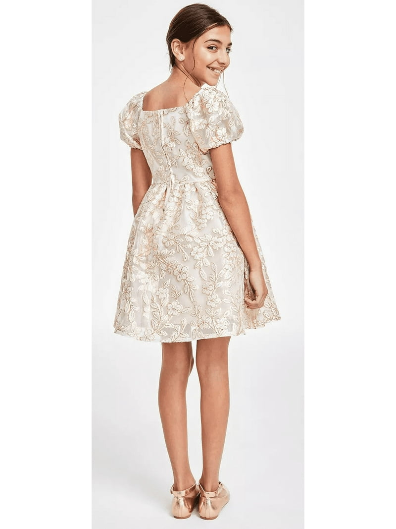 knee length dresses for ladies PURE ROYALTY BROCADE MINI DRESS – AKIRA main image 0