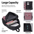 thumbnail image 4 of Easygdp Hearts And Lines Mochila para Niños y Niñas con Set de Caja de Almuerzo y Estuche para Lápices 3 en 1, Mochila Escolar Estampada para Adolescentes, 4 of 7