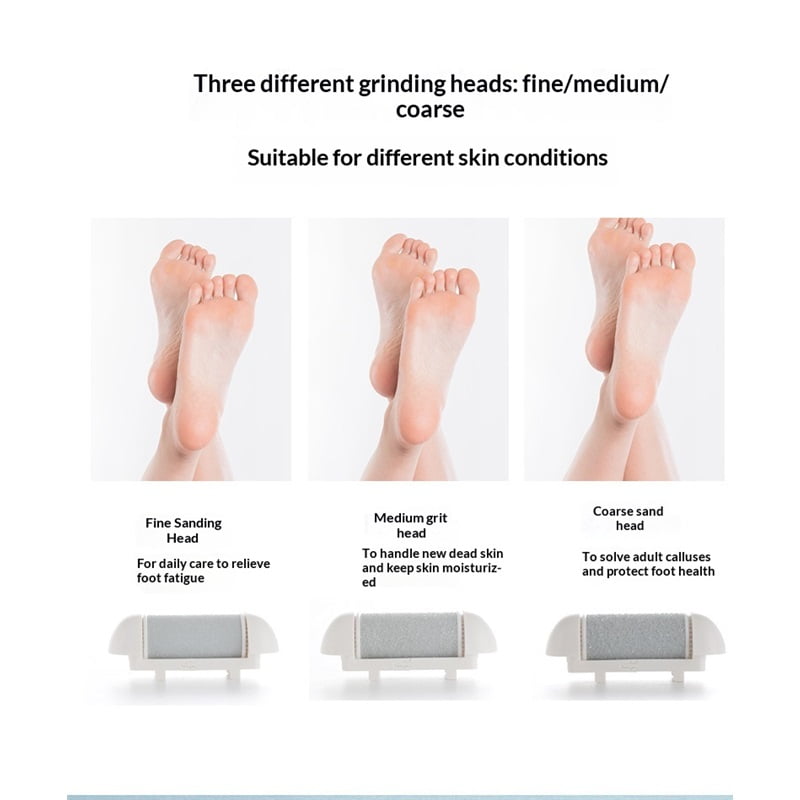 Callus Remover for Feet, Electric Foot File Callus Removers Rechargeable Waterproof Pedicure Tools Foot Scrubber Shaver Feet Care Tool for Cracked Heels Dead Skin （Golden）