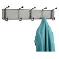 thumbnail image 3 of Safco Onyx 5-hook Steel Mesh Wall Rack 5 Hooks - for Scarf, Hat, Coat, Garment - Steel - Black - 1 Each, 3 of 3