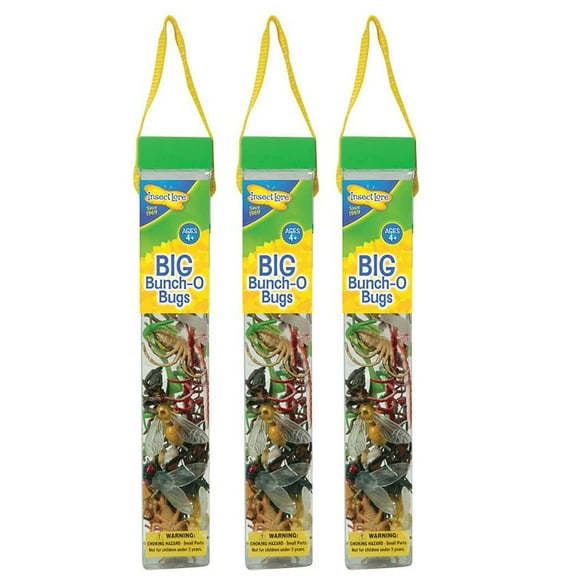 Insect Lore Big Bunch O' Bugs, 18 Per Set, 3 Sets