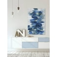 thumbnail image 5 of Parvez Taj "Blurry Blue Flowers" Painting Print on Wrapped Canvas, 5 of 7