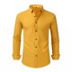 thumbnail image 2 of Blusa y camisa de manga larga con cuello vuelto para hombre, estilo informal, a la moda, con botones y solapa, transpirable, de poliéster, 2 of 5