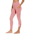 thumbnail image 4 of ZOIGHDA Leggings for Women with Pockets High Waisted Full Length Slim Fitted Soft Yoga Pants for Workout Athletic Daily(Small), 4 of 9