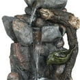 thumbnail image 4 of Jeco 26" Hand Painted Rock Fountain With LED Light, 4 of 6