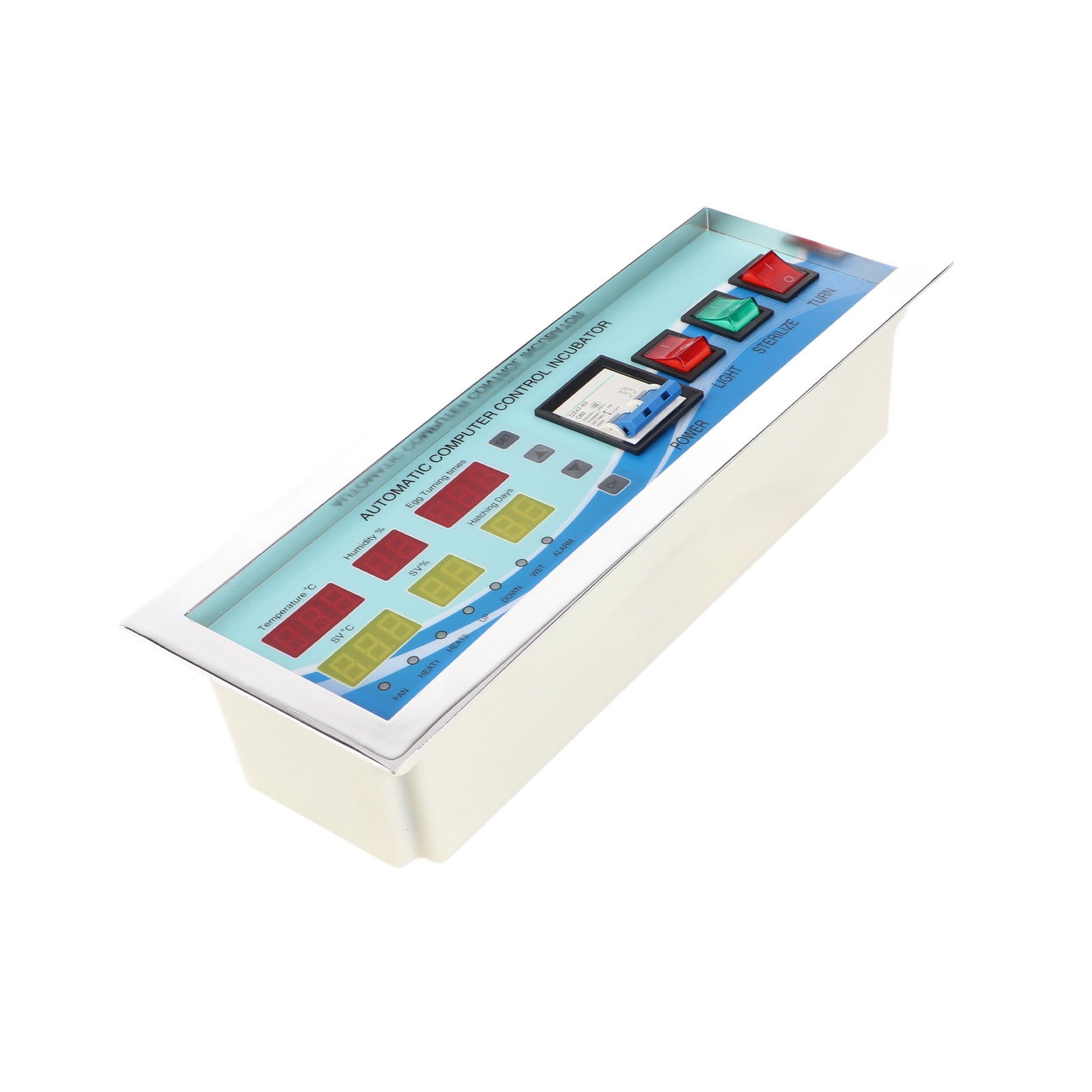 YAHHU XM-18G Poultry Egg Incubator System Automatic Temperature Humidity Sensor for Chicken Goose Duck, Smart Digital Display Controller 220V 15.75 inches
