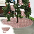thumbnail image 4 of AuroraX Christmas Tree Skirts Weighted Snowflake Sequin 35 Inches Tree Skirts Festive Xmas Skirts with Socks Home Farmhouse Party Supplies, 4 of 6