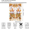 thumbnail image 3 of Fall Curtains Pumpkin Autumn Leaves Gnomes Thanksgiving Decorations for Home, Sunflower, Autumn Farmhouse Decor Rod Pocket Drapes for Bedroom Living Room 42 in x 63 in Blackout, 3 of 6