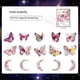 thumbnail image 4 of Retro Notebook Decoration Material Stickers DIY Decorative Sticker for Notebook Labels, Violet Butterfly, 4 of 5