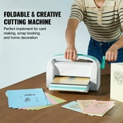 KFFKFF Die Cutting & Embossing Machine for Arts & Crafts, Portable Manual Machine, Scrapbooking & Cardmaking Tools, 9 in, 6 Piece