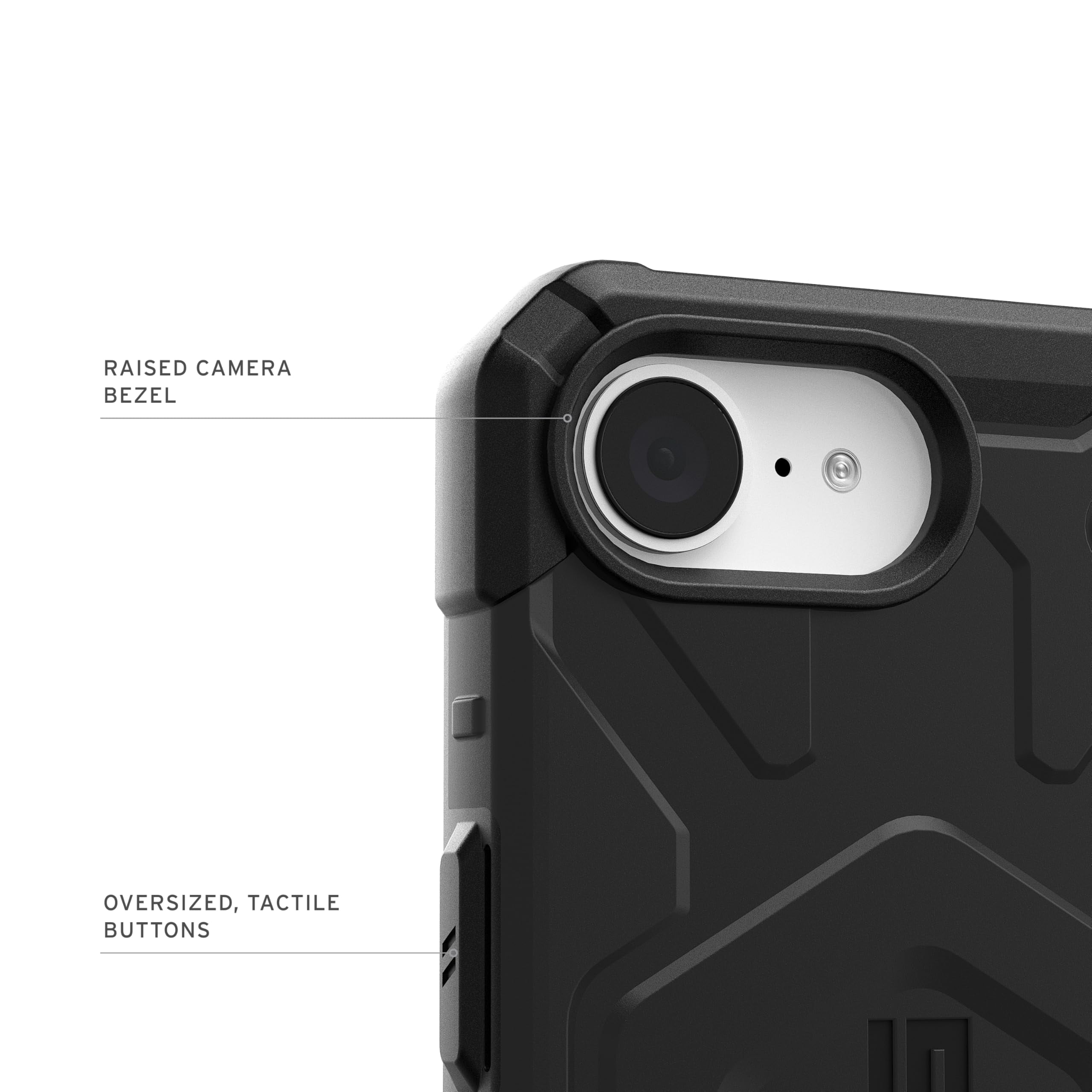 UAG iPhone 17e / iPhone 16e Case Pathfinder - Compatible with MagSafe Rugged Military Grade Drop Proof Protective Cover, Black