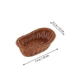 thumbnail image 2 of Woven Basket Household Fruit Basket for Daily Use 1 Piece, 2 of 5
