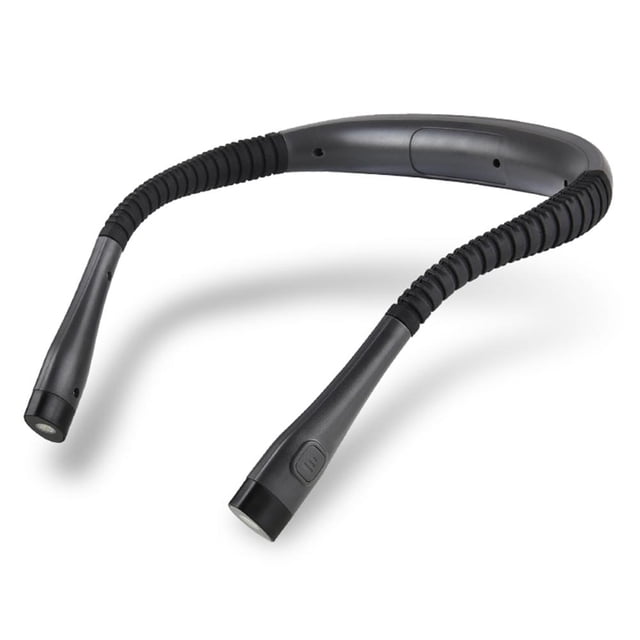 Luz de libro Manos libres flexible LED USB Carga Cuello Abrazo Lámpara de lectura Hugtrwg Para estrenar