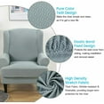 thumbnail image 3 of SHANNA Wingback Chair Slipcover Sofa Furniture Protector 2-Piece Armchair Covers with Seperate Seat Cushion Cover, 3 of 9