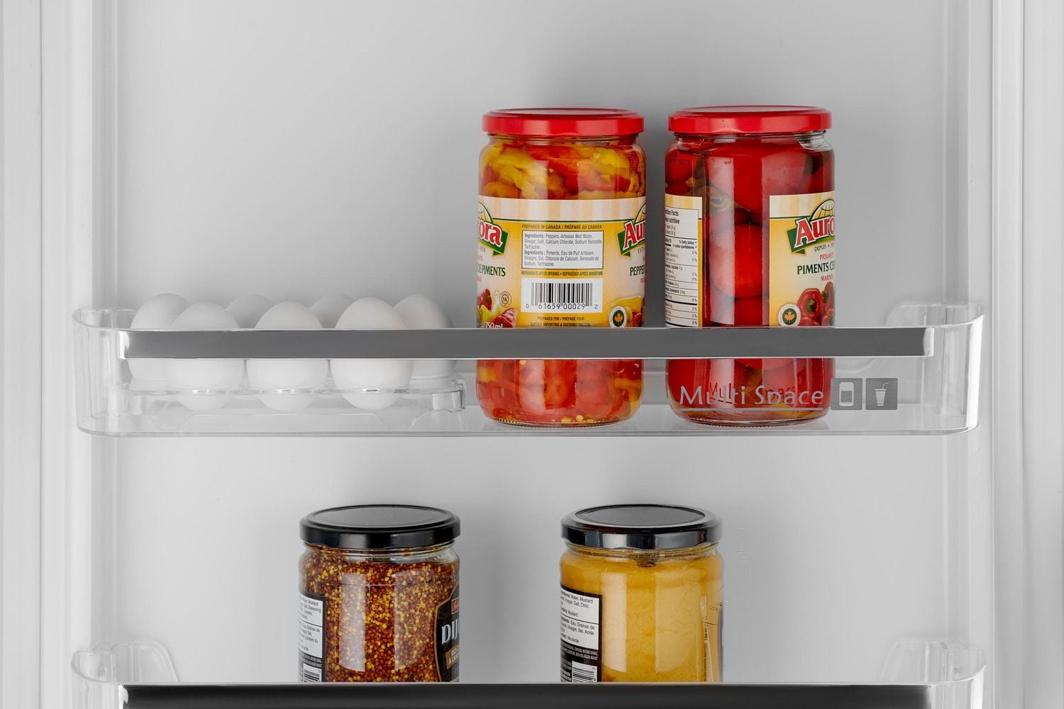 iio 11 Cu. pi. Réfrigérateur rétro avec congélateur inférieur en blanc (Charnière Gauche)