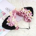 thumbnail image 4 of Cinta de Gato esponjoso Orejas ToCado Diadema de Cinta Lindo Adorno para Cabello Accesorio de Cabello Orejas de Gato para Niñas y Mujeres, 4 of 7