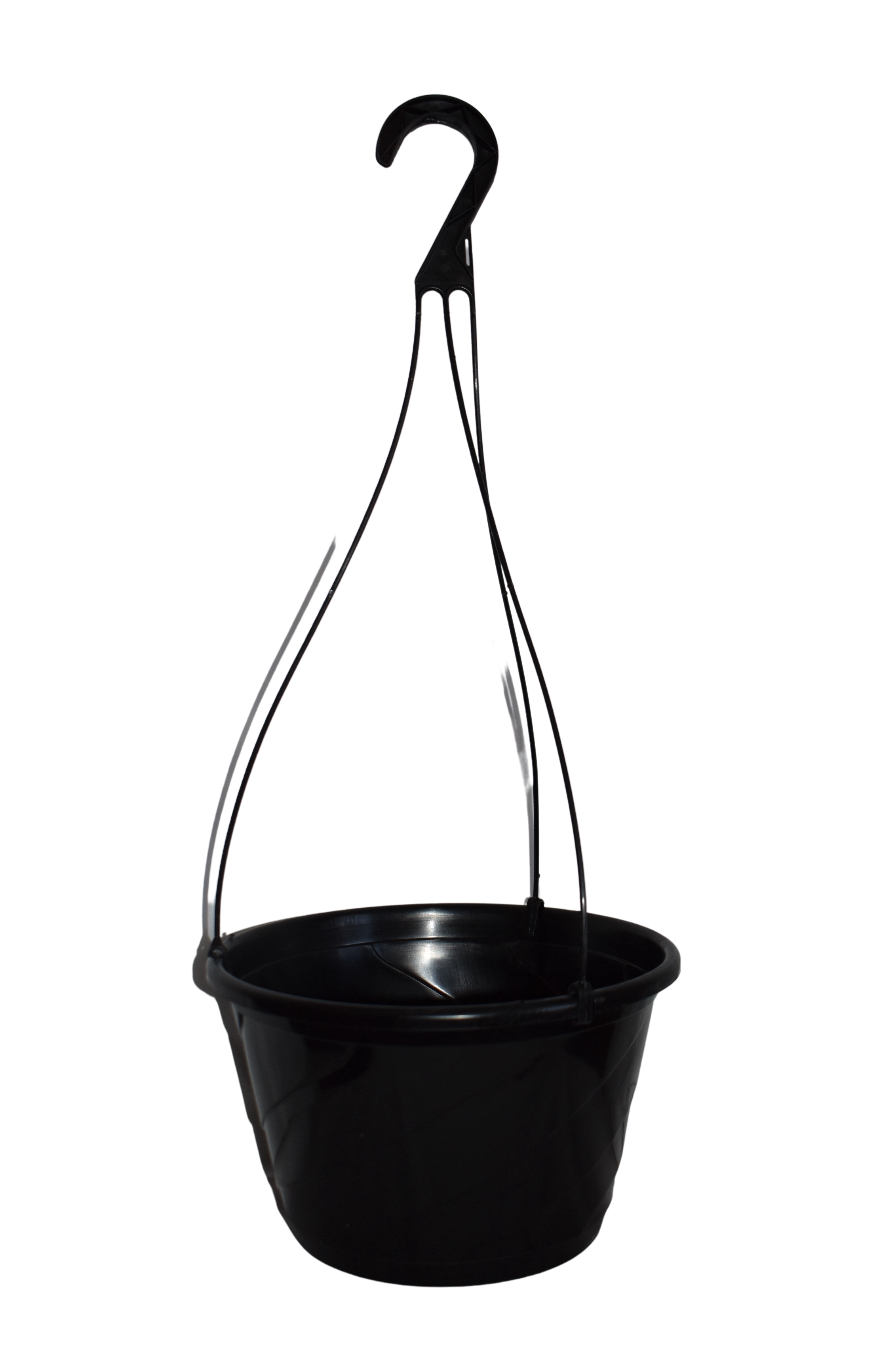 Landmark Plastic 10" Contempo Swirl Round Hanging Planters, 10 Count