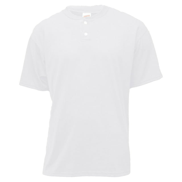 Soffe T-Shirt à Manches Courtes Henley Patte d'Éléphant pour Hommes - M206