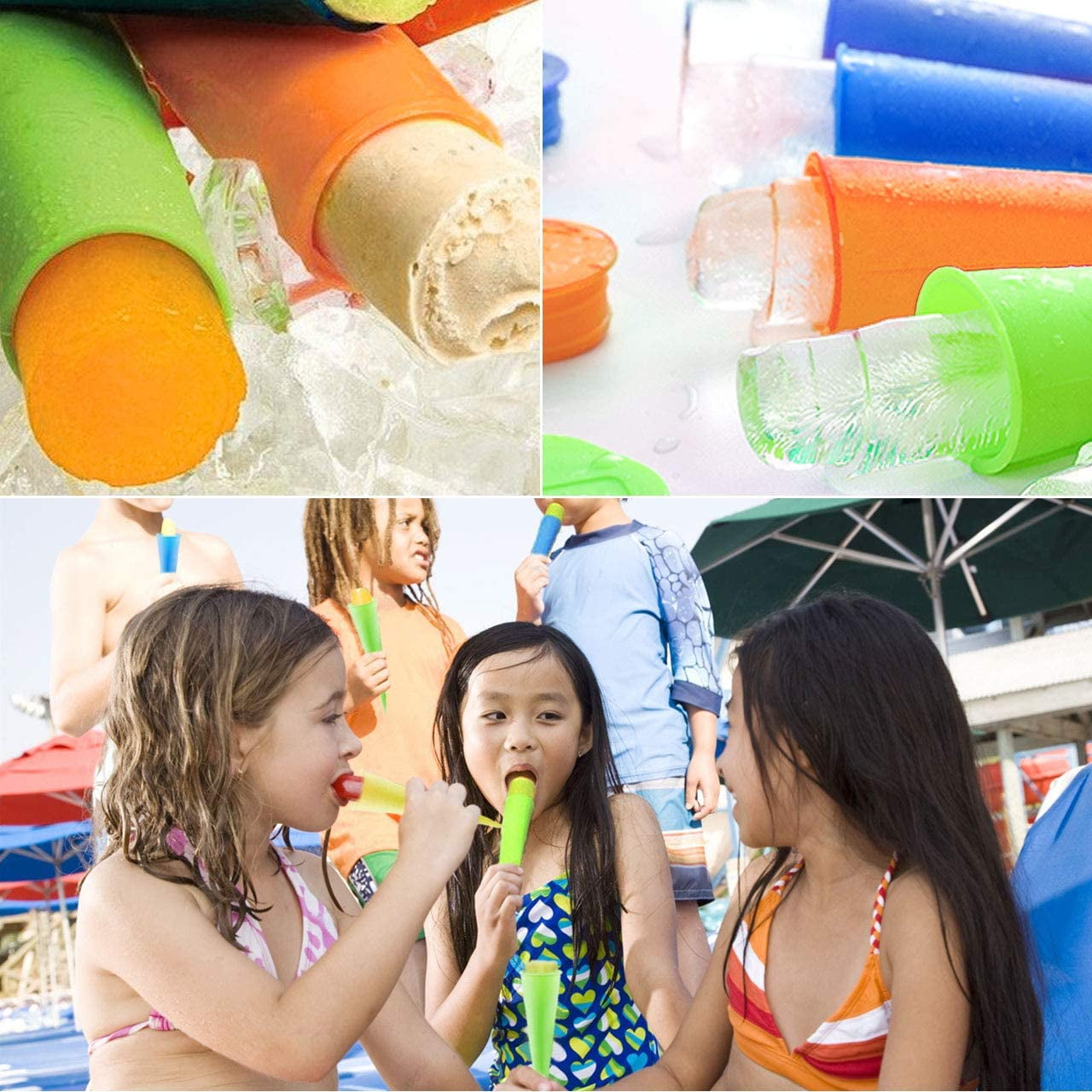 Moules à Popsicle Pour Enfants – Lot De 6 Mini Machines à Glaçons, Réutilisables, Sans BPA