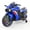 Blue, variant on AJOOSOS Electric Motorcycle for Kids 3-5 Years Old, 4 MPH Max Speed, 12V 7AH Battery Powered, LED Lights, Bluetooth Music, Red
