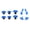 Blue, variant on 10Pcs Thumbstick Grip Controller Replacement Thumb Sticks Joystick Analog for Controller Thumb Grip with Back Paddle