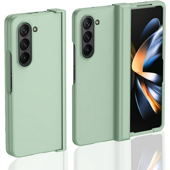 Compatible Phone Case for Samsung Galaxy Z Fold 5 Case with Hinge Protection,Slim Lightweight Hard Scratch Resistant Full Protective Hinged Case for Galaxy Z Fold 5 Case,Thin Fold 5 Cover Green