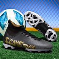 thumbnail image 4 of Zapatos de fútbol de alta calidad para hombre, botas de pie ultraligeras, cómodas, tacos deportivos de entrenamiento, césped, tacos largos, 4 of 5